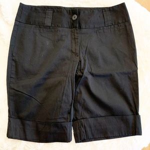 George Black Cuffed Bermuda Shorts Size 12